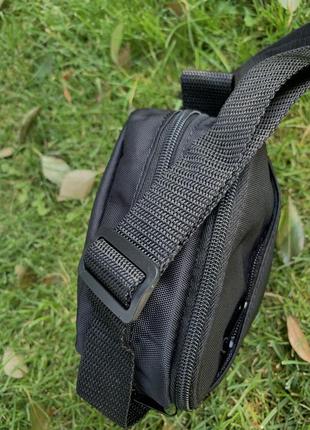 Сумка puma черная мужская сумка через плечо пума барсетка puma на плечо6 фото
