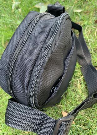 Сумка puma черная мужская сумка через плечо пума барсетка puma на плечо7 фото