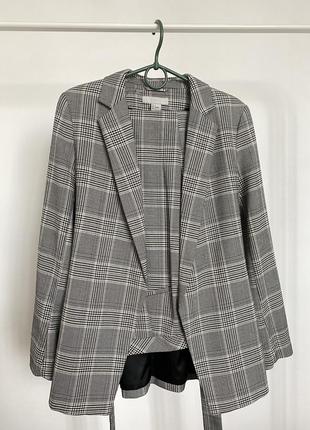 Брючный костюм в клетку h&amp;m