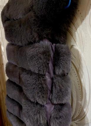 Детская меховая жилетка