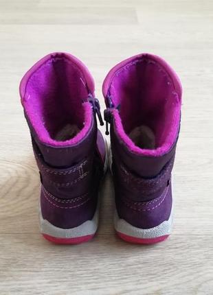 Термо ботинки зимние кожаные superfit gore-tex 24 размер идеал.сост.8 фото