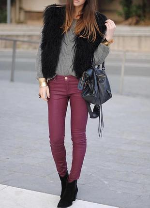 Нові бордові джинси скінні з бірками armani exchange {оригінал}