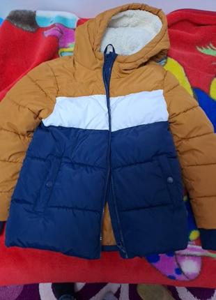 Курточка зимова для хлопчика cool club 128 см1 фото