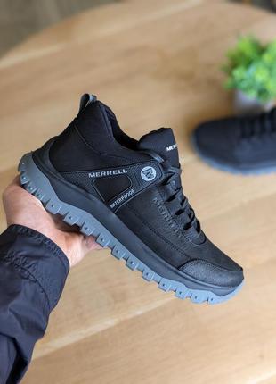 Чоловічі зимові кросівки merrell шкіра кроссовки мужские зимние кожа