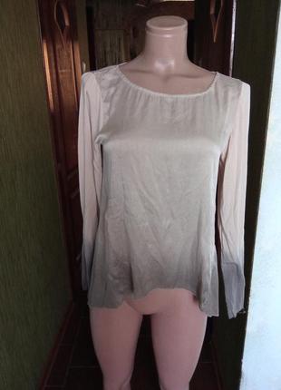 Шикарний лонгслів 💯 шовк, тайдай