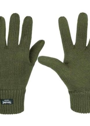 В'язані рукавички mil-tec зимові оливкові розмір l
