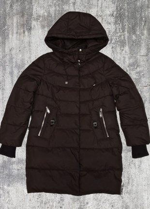 Пуховик с капюшоном размер s