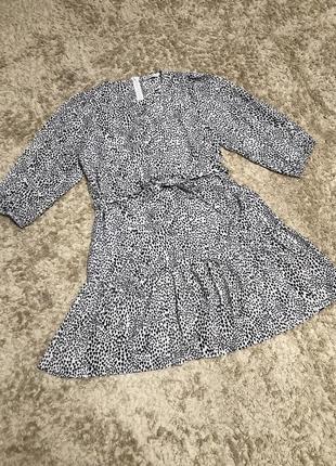 Платье с сердечками, размер л/мин