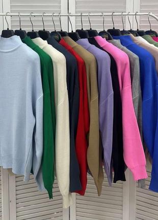 Світер джемпер кофта джемпер в’язаний базовий однотонний стильний тренд зара zara