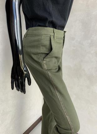 Pinko итальянские джинсы брюки с камушками swarovski3 фото