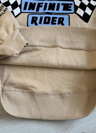 Батник zara свитшот zara на 13/14 лет, кофта zara утеплений світшот на 13/14 років. рукав оверсайз.6 фото