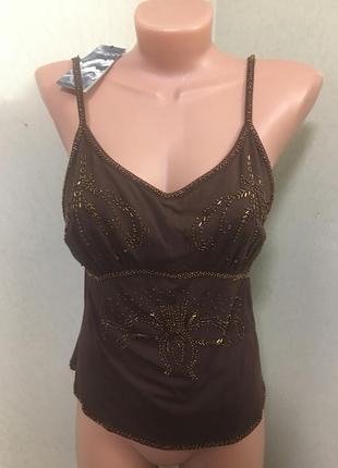 Майка  вышитая  р.l