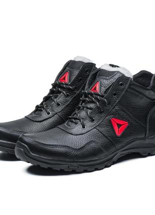 Взуття великих розмірів чоловічі зимові черевики з натуральної шкіри model-8