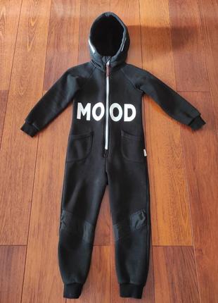 Комбинезон (ромпер) для мальчика, трехнитка на флисе