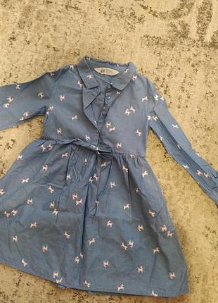 Платье h&amp;m 4-6 лет