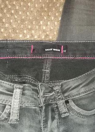 Серые джинсы скинни от tally weijl3 фото