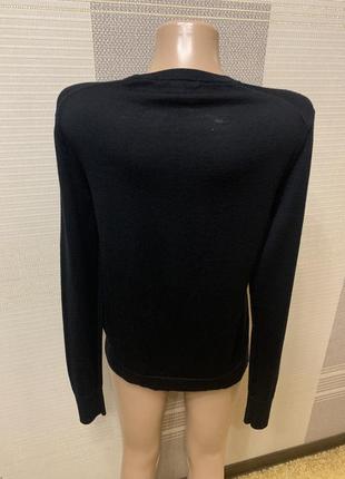 Супер классный тонкий шерстяной пуловер. 8 рр. uniqlo.4 фото