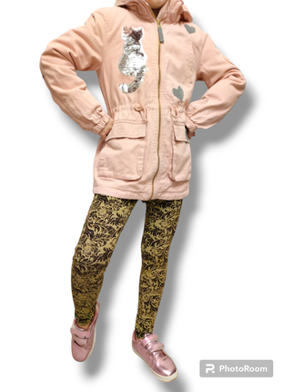 Парка для девочки. удлиненная куртка