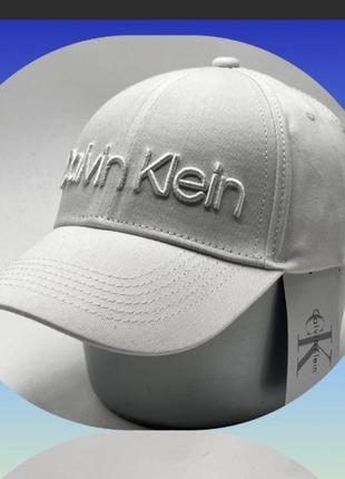 Бейсболка белая унисекс, кепка коттон женская мужская бейсболка однотонная чистая коттон 100% украинская в стиле calvin klein келвин кляйн