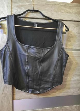 Классная майка топ б/у, размер м