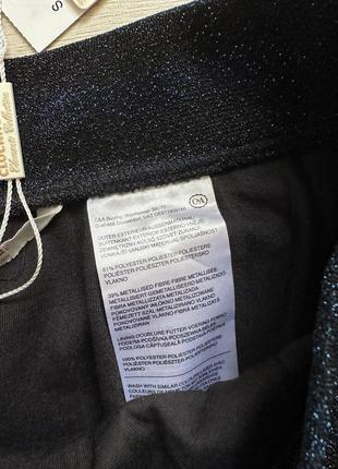 Нарядная мини юбка с люрексом в полоску блестки пышная clockhouse7 фото