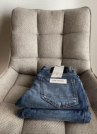 Джинси zara jeans slip tapered