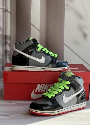 Nike dunk оригінальні шкіряні стильні кросівки