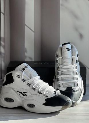 Reebok question оригинальные кожаные стильные кроссовки2 фото