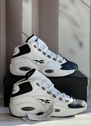 Reebok question оригинальные кожаные стильные кроссовки5 фото