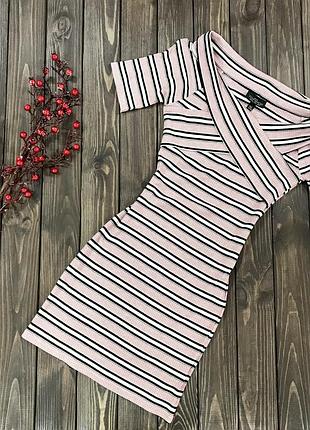 Платье в полосочку topshop