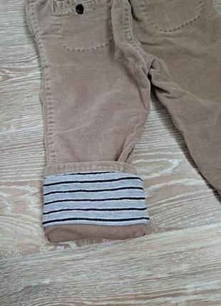 Брюки брюки теплые для мальчика 86-92 chicco2 фото