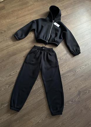 Спортивный костюм на флисе на молнии