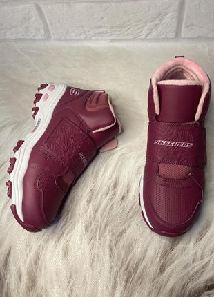 Демісезонні, підліткові черевики *skechers*2 фото