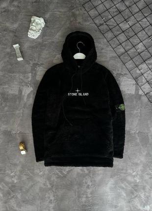 Мужская мягкая худи stone island