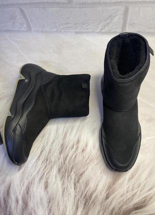 Зимові, жіночі черевики *ecco chunky w* zw7379