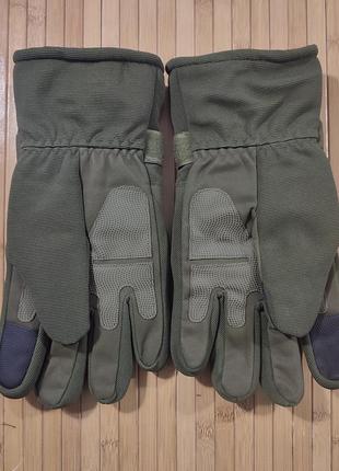 Тактичні військові зимові рукавиці розмір xxl колір олива2 фото