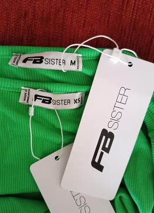 Новая!шикарная кофточка в рубчик со шнурком от fb sister, на выбор р.xs или р.м.7 фото