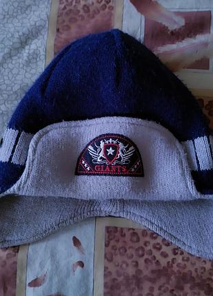 Теплая шапка для подростка