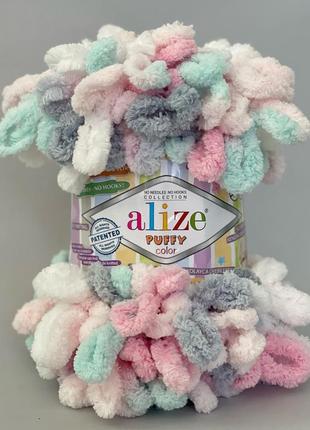 Пряжа alize puffy color 6529