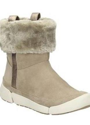Р.39, 39.5 clarks зимние сапожки оригинал
