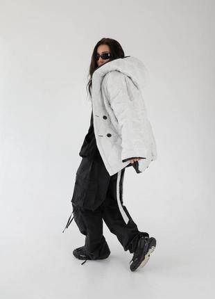 Очень крутая зимняя двухсторонняя куртка 🔥3 фото