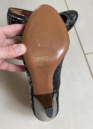 Туфли эксклюзив кожаные дизайнерская вещь дорогой бренд pago gil размер 396 фото