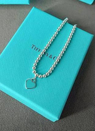 Браслет tiffany blue® heart tag bead bracelet оригинал❤️3 фото