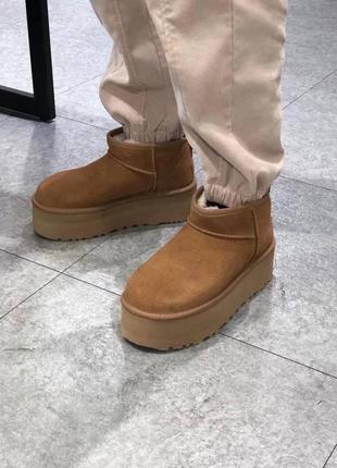 Угги на высокой платформе ugg🔥 новая модель1 фото