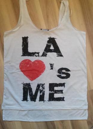 Майка с принтом