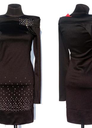 Суперцена. красивое платье, стильная моделька. манжет. новое, р-р s