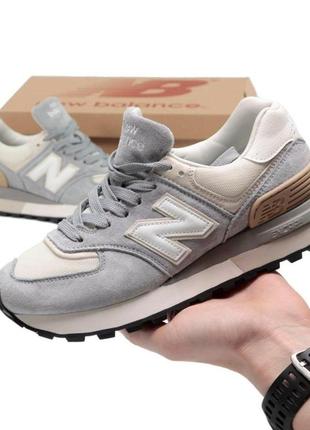 Мужские кроссовки new balance 574 legacy grey beige 40-41-42-43-44-45