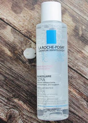 La roche-posay micellar water ultra for reactive skin мицеллярная вода.1 фото