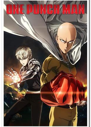 One-punch man - аниме постер