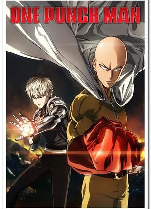 One-punch man - аниме постер1 фото